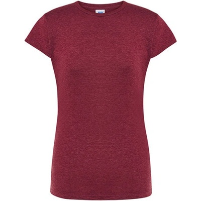 Jhk Dámske tričko JHK152 Burgundy Heather
