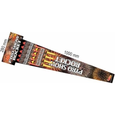 Pyro show rakety 90 cm 9 ks