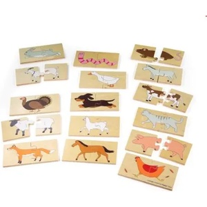Bigjigs Toys Глави и опашки - Фермерски животни - Bigjigs (34042)