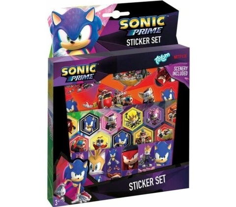 Sonic darčekový box so samolepkami