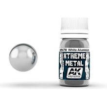 AK Interactive Xtreme metal white aluminium 30 ml