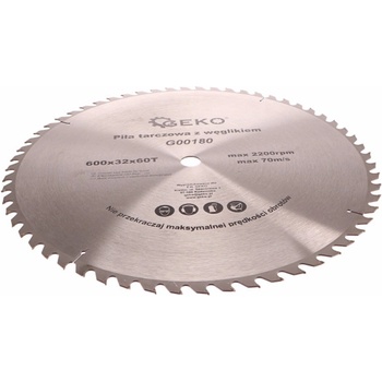 GEKO Pilový kotouč na dřevo 600x32x60T
