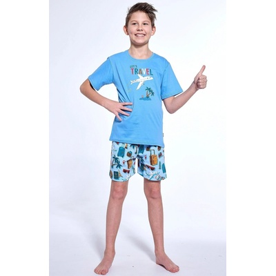 Cornette pyžamo chlapecké Travel 3 modrá