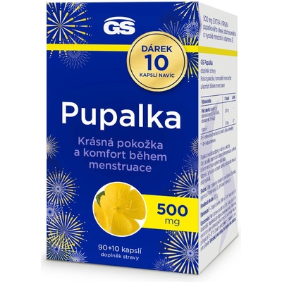 GS Pupalka 500 mg 90+10 kapslí