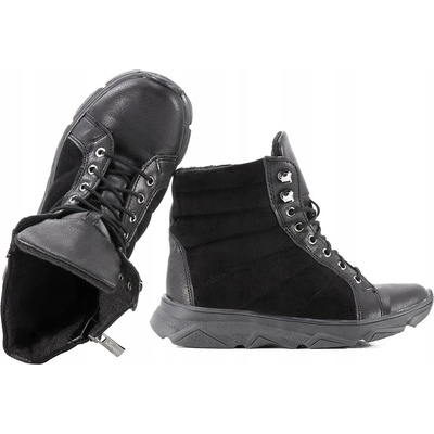 Kornecki 6602 zateplené zimní boty kotníkové kozačky