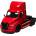 Kinsmart Метален камион Kinsmart - Freightliner eCascadia, 1: 62, червен (52144)
