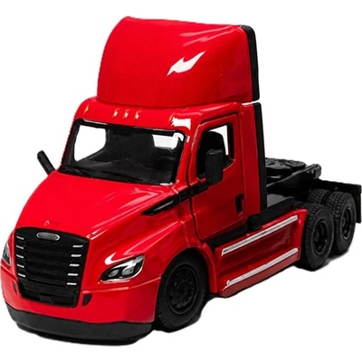 Kinsmart Метален камион Kinsmart - Freightliner eCascadia, 1: 62, червен (52144)