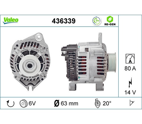 Generátor VALEO 436339
