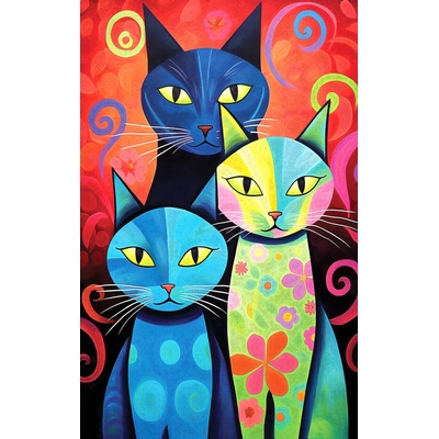 SunsOut - Puzzle Cat Family - 550 piese