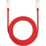 OnePlus WarpCharge DL149 USB-C to USB Cable 65W - USB-C към USB-C кабел за устройства с USB-C порт (100 см) (червен) (DL149)