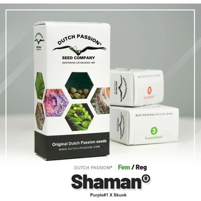 Dutch Passion Shaman semena neobsahují THC 5 ks