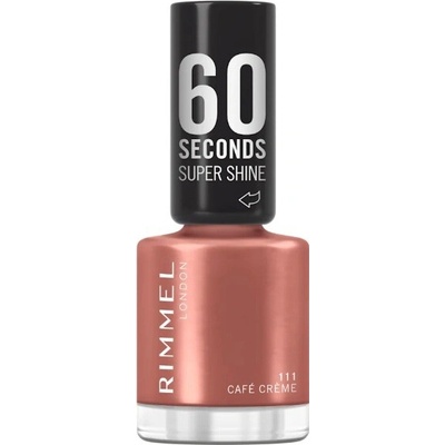 Rimmel Lak na nechty 60 Seconds Super Shine 8 ml 111 Café Creme