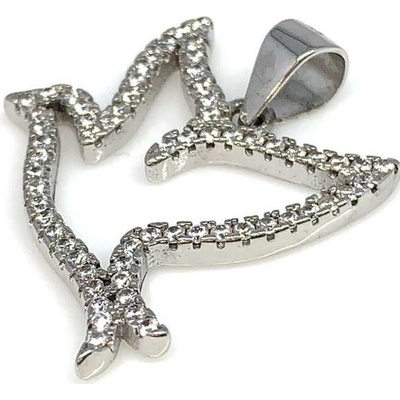 Jan Kos jewellery Stříbrný přívěsek pták 12111413