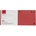 OPTIMA Разделителна лента OPTIMA 105x240mm червена 100 броя 128236 (128236)