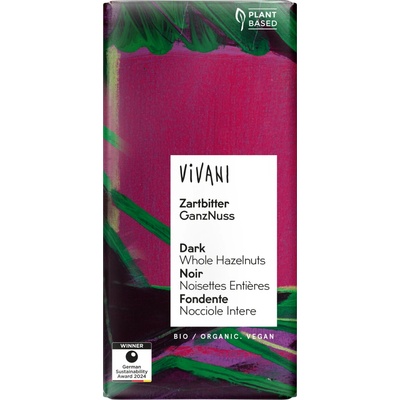 Vivani Hořká s celými ořechy bio 100 g