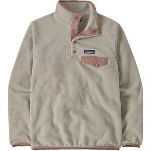 Patagonia Дамски поларен пуловер Patagonia Women's Lightweight Synchilla Snap-T Fleece Pullover Fleece jumper - Oatmeal Heather / Moonrise Taupe - размер XS (105-0968-7411)