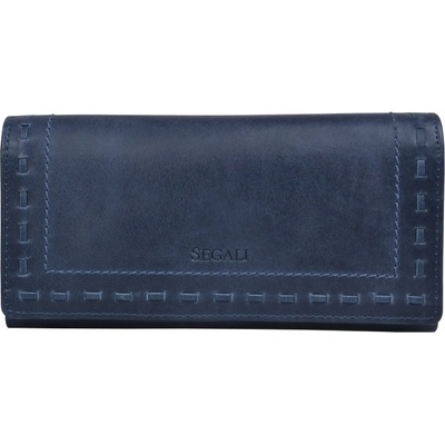 Segali dámska kožená peňaženka SG 7052 indigo