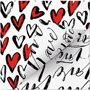 PAW Obrúsky L Double Design Time Fall in Love 33x33cm