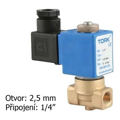 Elektromagnetický ventil na topný olej TORK T-Y 401 DN8