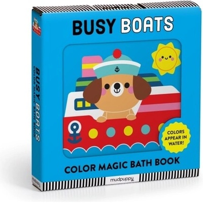 Busy Boats Color Magic Bath Book