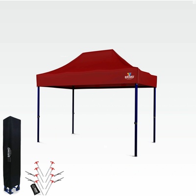 Brimo Promo stánok 2 x 3 m červený 37