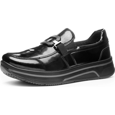 ARA dámské mokasíny lakované kožené černé 12-27551-01