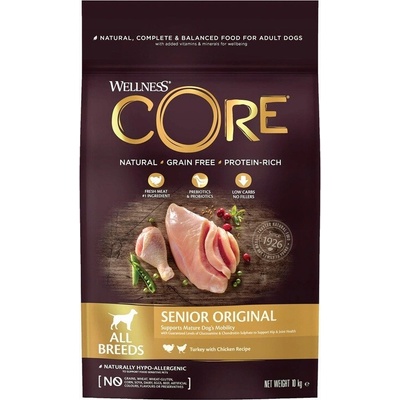 Wellness Dog Original Senior Medium kruta a kure 10 kg