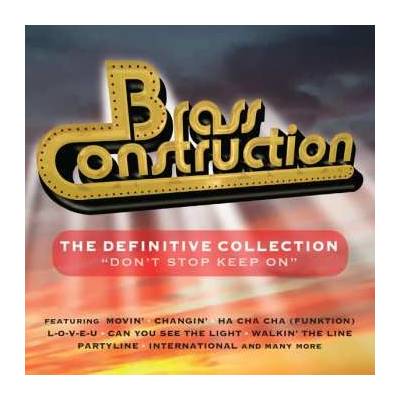 3 Brass Construction - The Definitive Collection - Don't Stop Keep On (3cd Digipak) CD – Hledejceny.cz