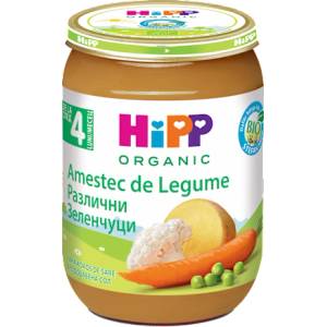 HiPP Био пюре с различни зеленчуци, 190 g (1000105)