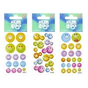 Starpak Sticker Sticker BOO silver emojis II
