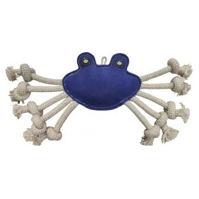 animALL Hračka Krab kůže s provazy 33 x 20 cm