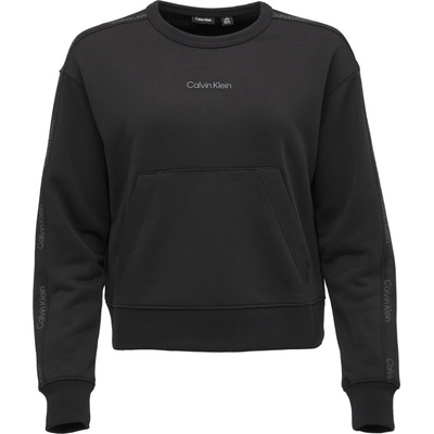 Calvin Klein PW Pullover Cropped čierna sivá