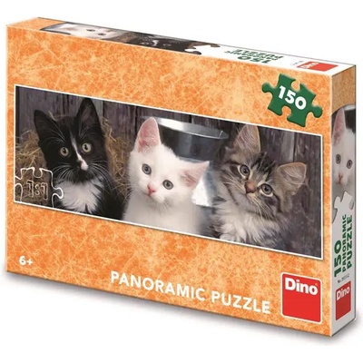 Dino - Puzzle Three kittens 150 - 150 piese