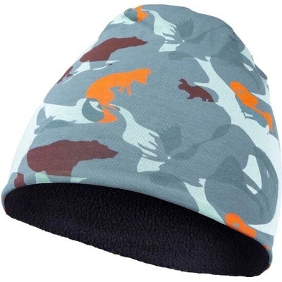 FLLÖS ANIMAL dětská čepice tyrkysová