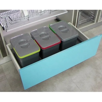 Image 1 of Кухненски кош за вграждане в шкаф Ralf 3 x 12