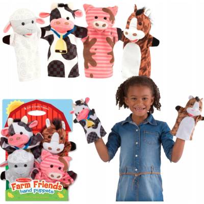 Melissa & Doug Loutky vícebarevné látkové 4 ks
