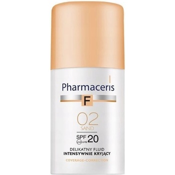 Pharmaceris F-Fluid Foundation intenzivně krycí make-up s dlouhotrvajícím efektem SPF20 2 Sand For All skin Types with Imperfections 30 ml