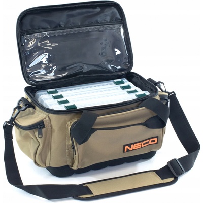 Neco rybářská taška 4 boxy pevné dno 21x42,5x26cm