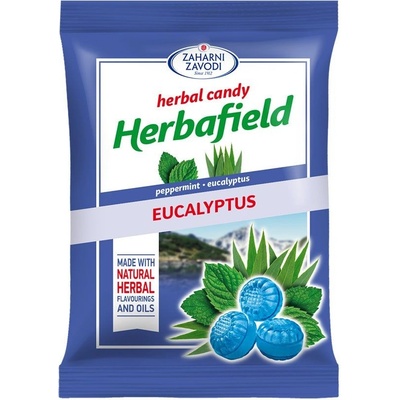 Herbafield Bylinné bonbony Eukalyptus 75 g