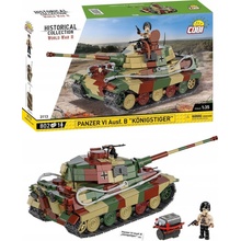 COBI 3113 II WW Panzer VI Ausf. B Königstiger, 1:35, 802 k, 1 f