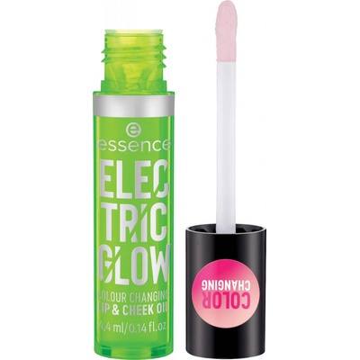 Essence Electric Glow olej na pery a líca 4,4 ml