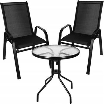 Iso 16198 Set balkónového nábytku Stôl + 2 stoličky