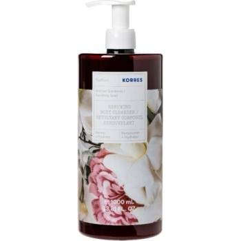 KORRES Ароматен душ-гел Гардения, Korres Grecian Gardenia Renewing Body Cleanser 1000 ml