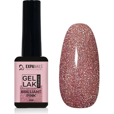 Expa nails expanails uv led gel lak brilliant pink třpyt 10 ml