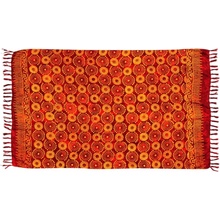 Sarong BOB Batik Louka červený