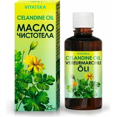 Vitateka Olej s extraktom z lastovičníka a vitamínom E 25 ml