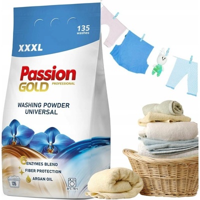 Passion Gold Univerzální Prací Prášek 8,1 kg 135 PD