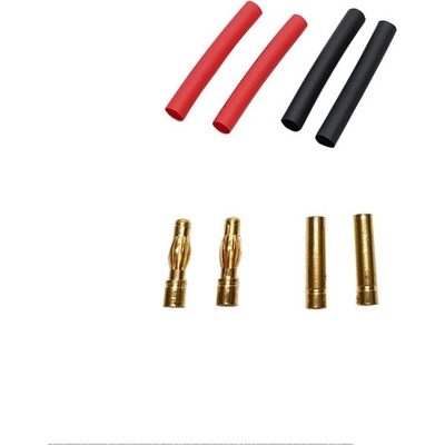 Fusion 4,0 mm pozlátený konektor so smrtiacimi prúžkami 2 páry