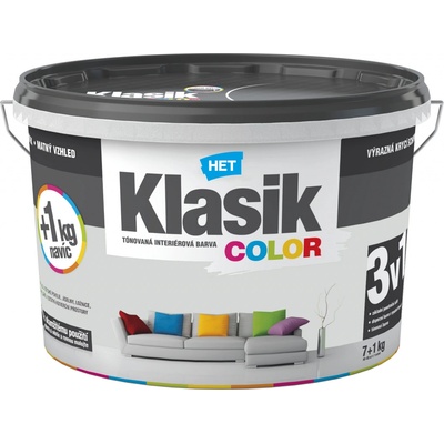 Het Klasik color 7+1kg 0117 šedý platinový