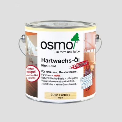 Osmo 3062 Tvrdý voskový olej Original 2,5 l Bezfarebný matný